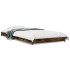 Estructura cama madera ingeniería metal roble humo 75x190