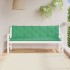 Cojines de banco de jardín 2 uds tela Oxford verde 180x50x7