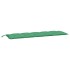 Cojines de banco de jardín 2 uds tela Oxford verde 180x50x7