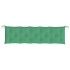 Cojines de banco de jardín 2 uds tela Oxford verde 180x50x7