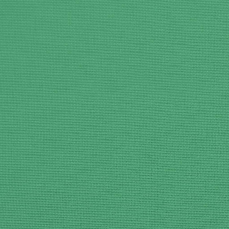 Cojines de banco de jardín 2 uds tela Oxford verde 180x50x7