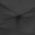 Cojines de banco de jardín 2 uds tela Oxford negro 200x50x7