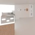 Armario colgante cocina madera ingeniería blanco 60x31x60