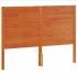 Cabecero de cama madera maciza de pino marrón cera 150
