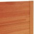 Cabecero de cama madera maciza de pino marrón cera 150