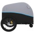 Remolque para bicicleta hierro negro y azul 30