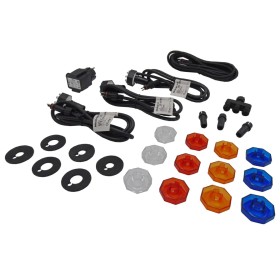 Ubbink Lámpara subacuática de estanque MiniBright 3x8 LED