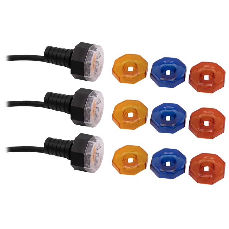 Ubbink Lámpara subacuática de estanque MiniBright 3x8 LED