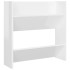 Zapateros de pared 4 uds contrachapada blanco brillo