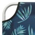 Tumbona plegable de acero y tela estampado de
