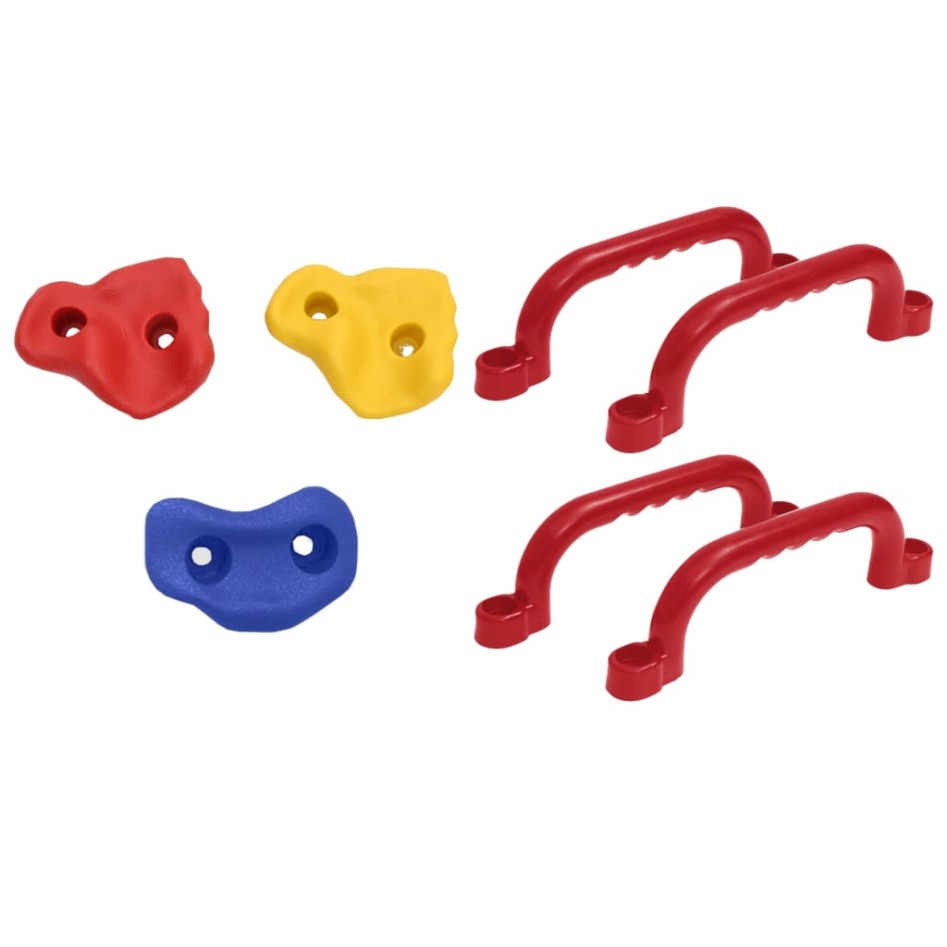 Columpios 2 unidades con rocas de escalada polietileno