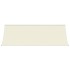 Toldo retráctil de tela y acero crema 350x150