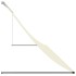 Toldo retráctil de tela y acero crema 350x150