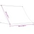 Toldo retráctil de tela y acero crema 250x150