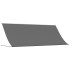 Toldo retráctil de tela y acero gris antracita 350x150