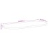 Tablero de mesa ovalado madera maciza mango rugosa 90x40x3,8
