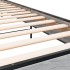 Estructura cama madera ingeniería metal gris Sonoma 75x190