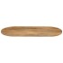 Tablero de mesa ovalado madera maciza de mango 80x40x3,8