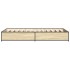 Estructura cama madera ingeniería metal roble Sonoma 75x190