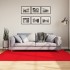 Alfombra de pelo corto OVIEDO rojo 140x200