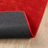 Alfombra de pelo corto OVIEDO rojo 140x200