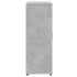 Aparador de madera de ingeniería gris hormigón 60x31x84