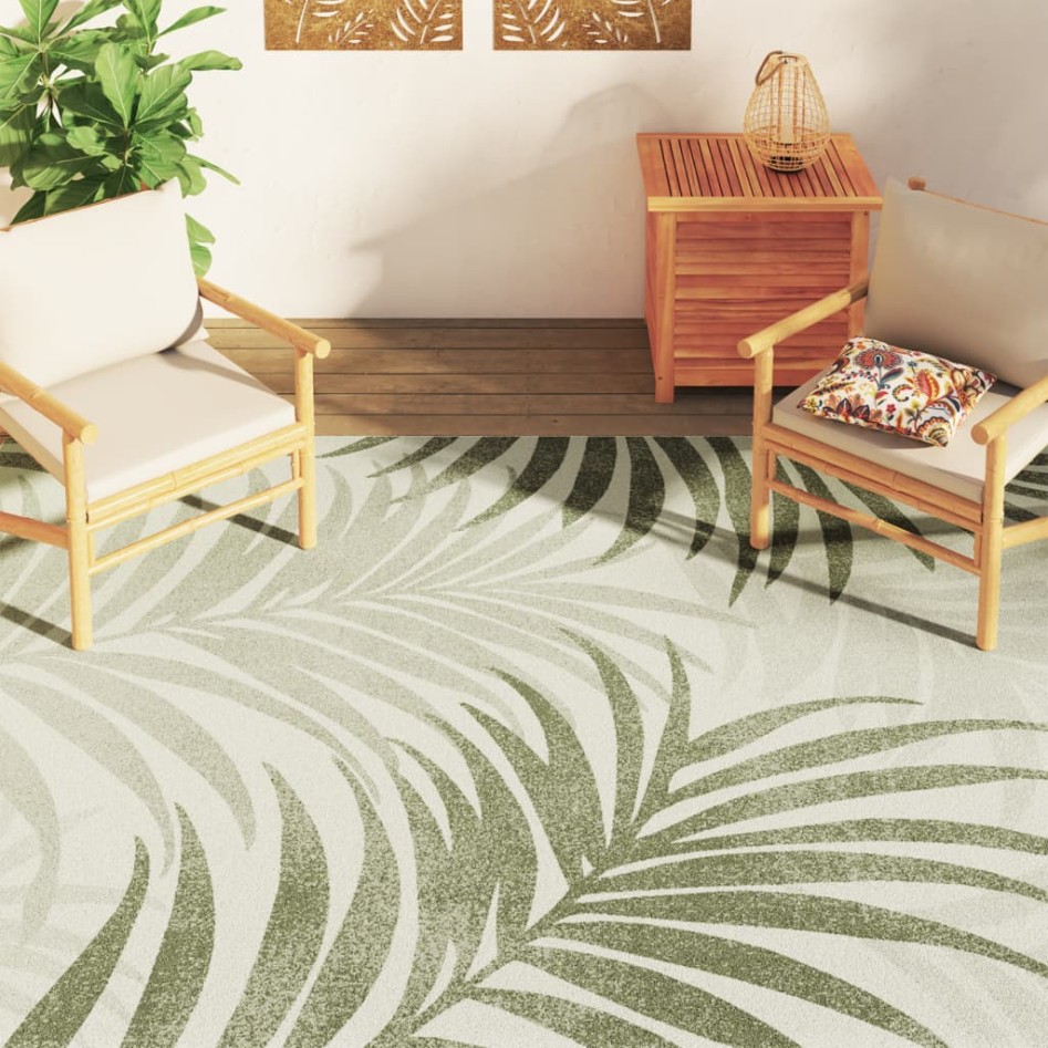 Alfombra interior exterior antideslizante pelo corto 190x300