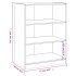 Armario de madera de ingeniería gris Sonoma 77x48x102