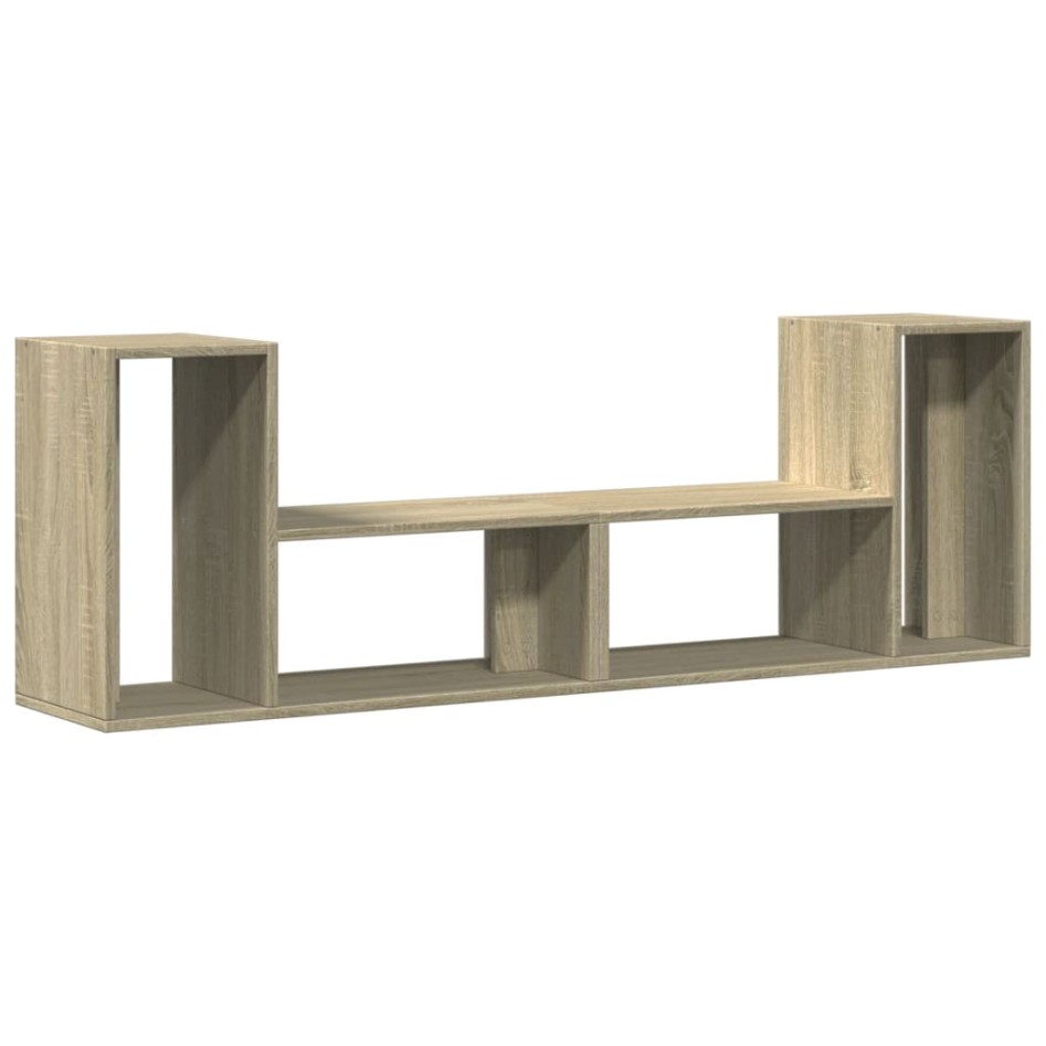 Muebles de TV 2 uds madera ingeniería roble Sonoma 75x30x50