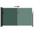 Toldo lateral retráctil verde oscuro 120x500