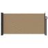 Toldo lateral retráctil gris taupe 100x500