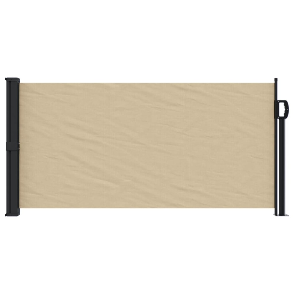 Toldo lateral retráctil beige 100x300