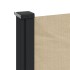 Toldo lateral retráctil beige 100x300