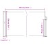 Toldo lateral retráctil beige 100x300