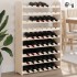 Botellero madera maciza de pino 72,5x25x111,5