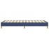 Estructura de cama sin colchón tela azul 90x200