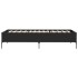 Estructura de cama madera de ingeniería y metal negra 75x190
