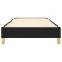 Estructura de cama sin colchón tela negro 90x190