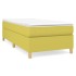 Estructura de cama sin colchón tela verde 80x200