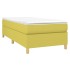 Estructura de cama sin colchón tela verde 80x200