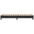 Estructura de cama sin colchón terciopelo negro 100x200