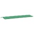 Cojines de banco de jardín 2 uds tela Oxford verde 200x50x7