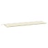 Cojines de banco de jardín 2 uds blanco crema 200x50x7