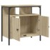 Armario lavabo baño madera ingeniería roble Sonoma 60x30x60
