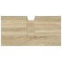 Armario lavabo baño madera ingeniería roble Sonoma 60x30x60