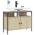 Armario lavabo baño madera ingeniería roble Sonoma 80x30x60
