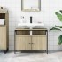 Armario lavabo baño madera ingeniería roble Sonoma 80x30x60