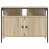 Armario lavabo baño madera ingeniería roble Sonoma 80x30x60