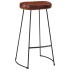 Taburetes de bar Gavin 2 uds marrón oscuro 44x37,5x78