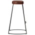 Taburetes de bar Gavin 2 uds marrón oscuro 44x37,5x78